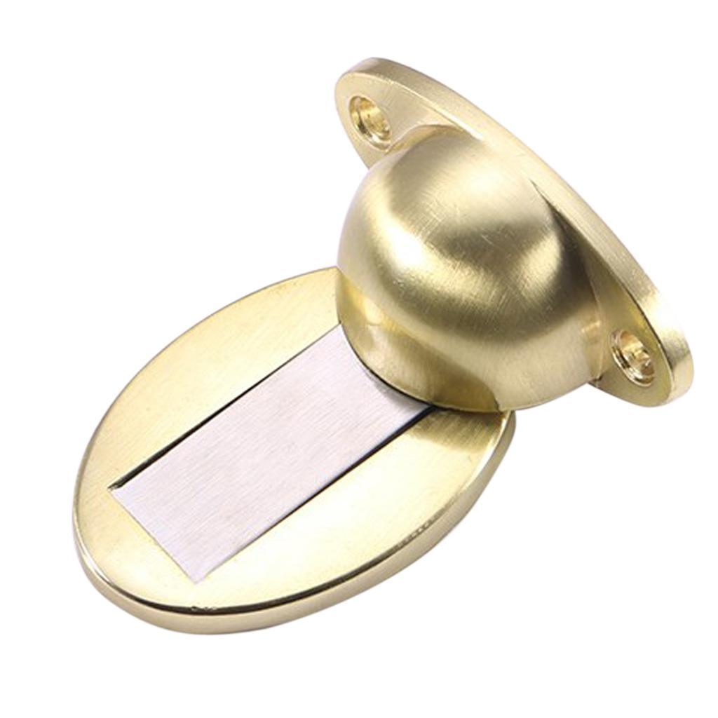 Alloy Magnetic Doorstop Door Stopper Door Catcher Holder Safety Close Silver