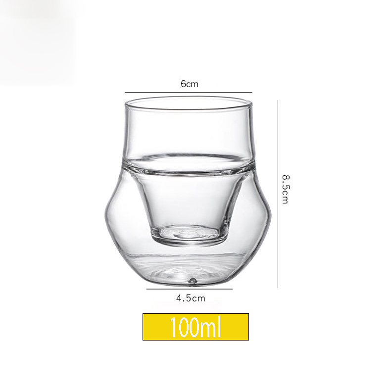Cốc Uống Trà, Cà Phê Thuỷ Tinh 2 Lớp Cách Nhiệt