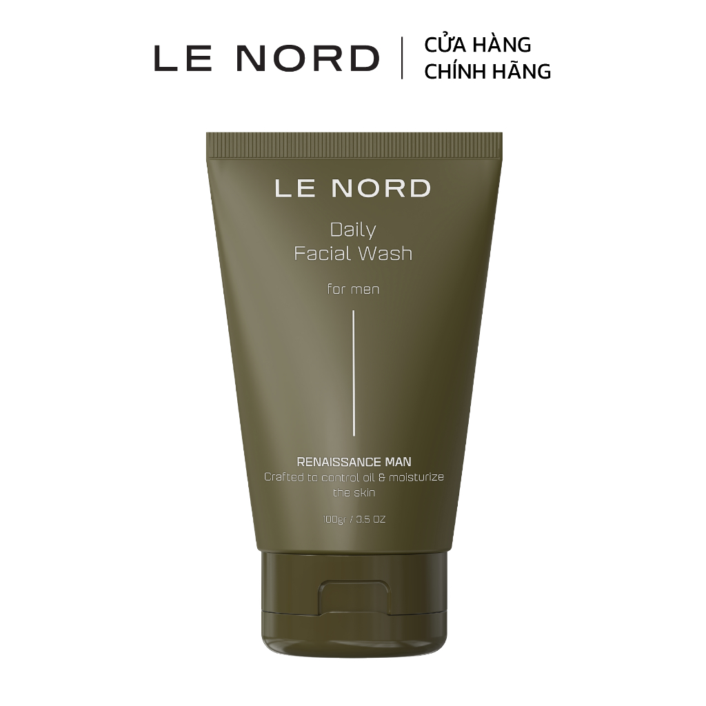 Sửa rửa mặt Le Nord làm sạch sâu cấp ẩm - Dành cho nam 100g