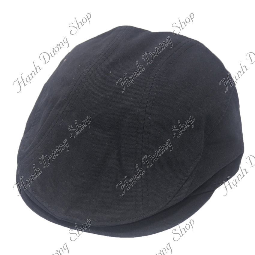 Nón beret bít đuôi, thiết kế mỏ vịt độc đáo, quà tặng cho người trung niên, vòng đầu 58cm - Hạnh Dương