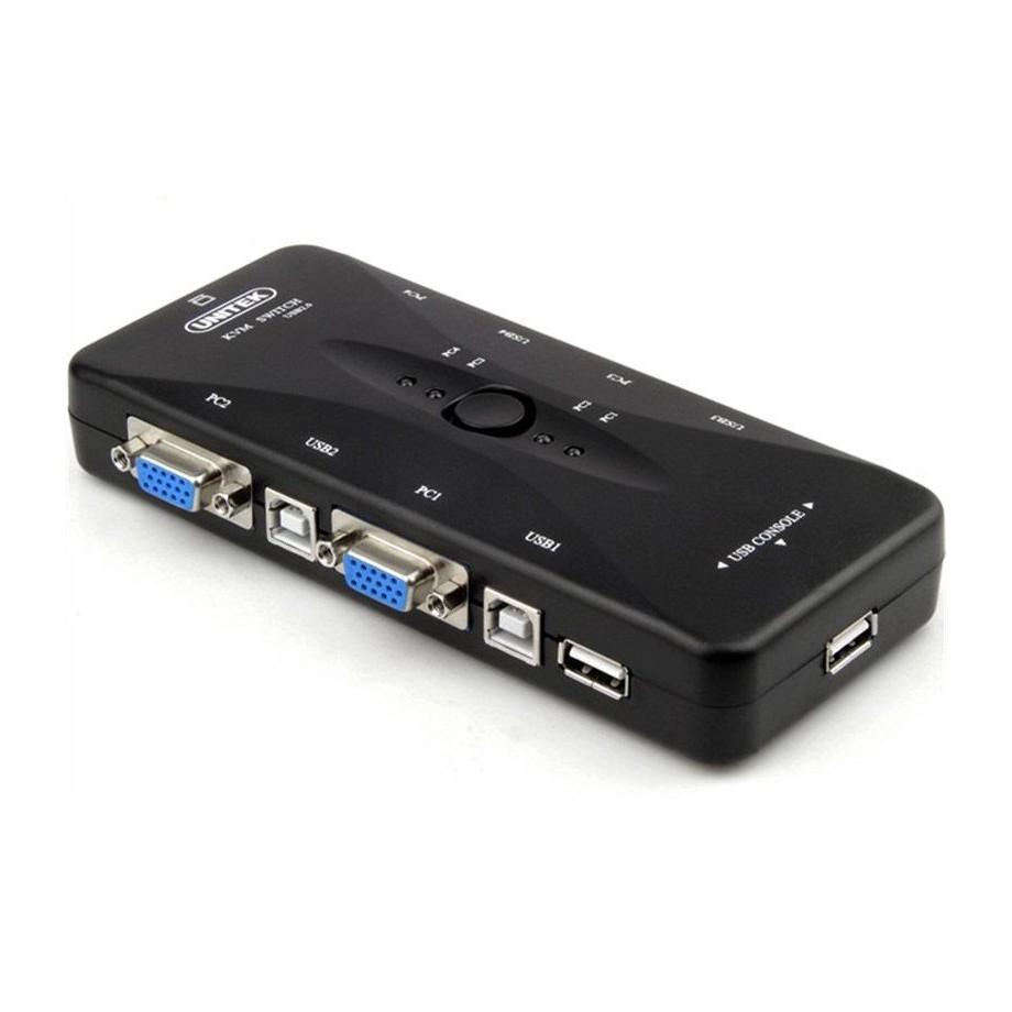 Data KVM USB 4-1 Unitek (U-8710ABK) - HÀNG CHÍNH HÃNG