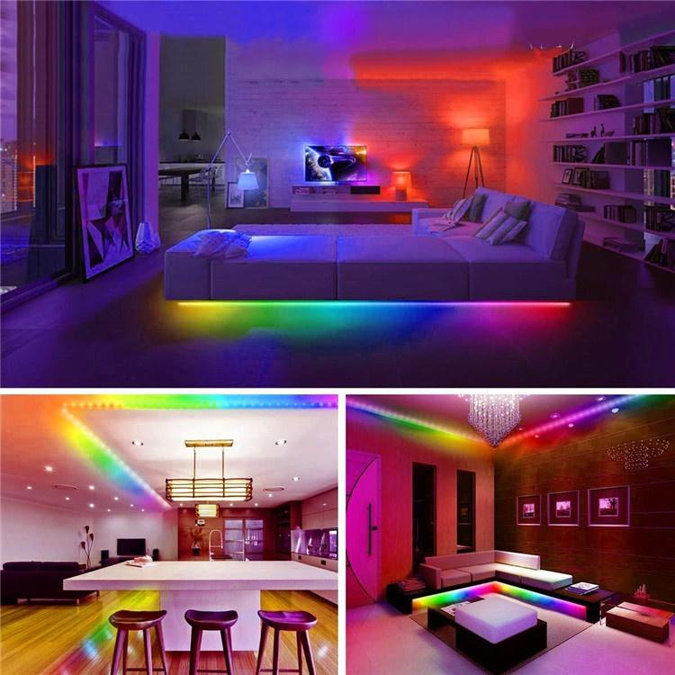 Bộ Đèn LED RGB Nháy Theo Nhạc Dài 5M, Đổi Màu,Đèn Trang Trí,LED RGB 5050 Chống Nước