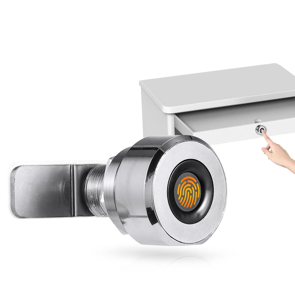 Khóa ngăn kéo thông minh bằng vân tay & APP, lưu trữ 20 dấu vân tay, có thể sạc lại