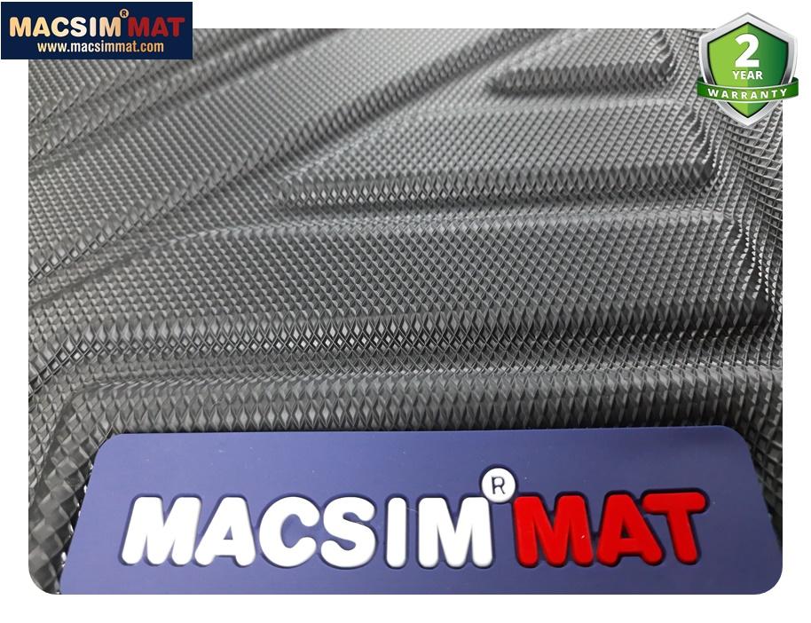 Thảm lót sàn ô tô Audi A7 2019 - 2020 Nhãn hiệu Macsim chất liệu nhựa TPV cao cấp màu đen