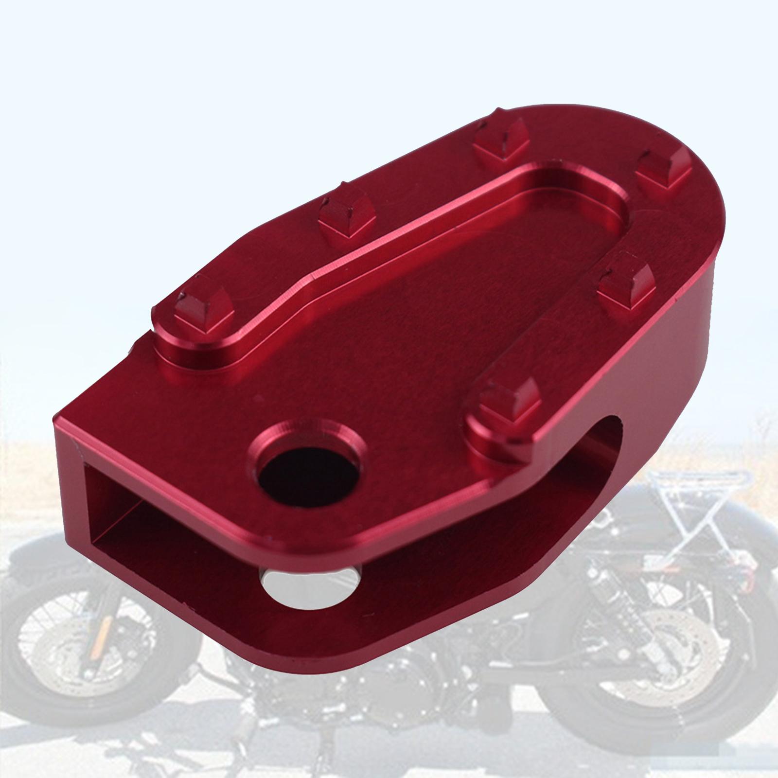 Widening Non-slip Footrests Brake Pedal for Motorcycle Aluminum black