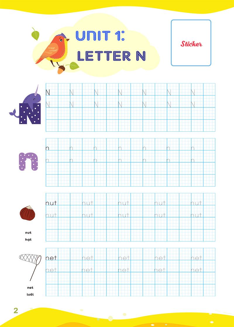 Sách Luyện Viết Chữ Nhớ Từ Vựng - English Writing My Phonics Grade 2