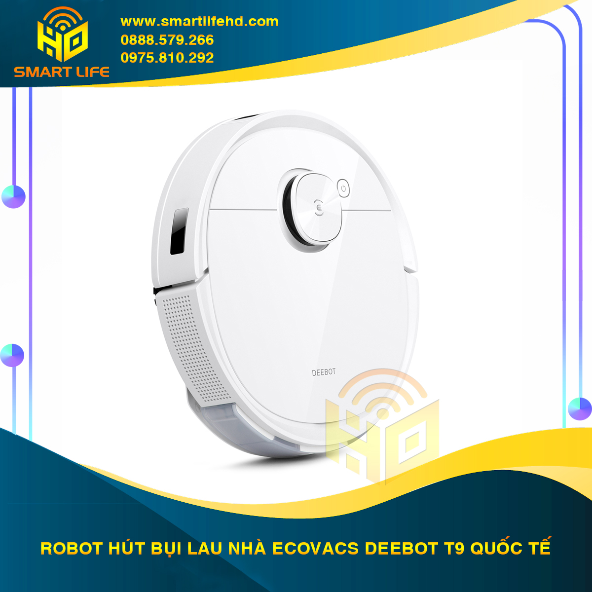 [HÀNG CHÍNH HÃNG] Robot hút bụi Ecovacs Deebot T9 - Bản quốc tế