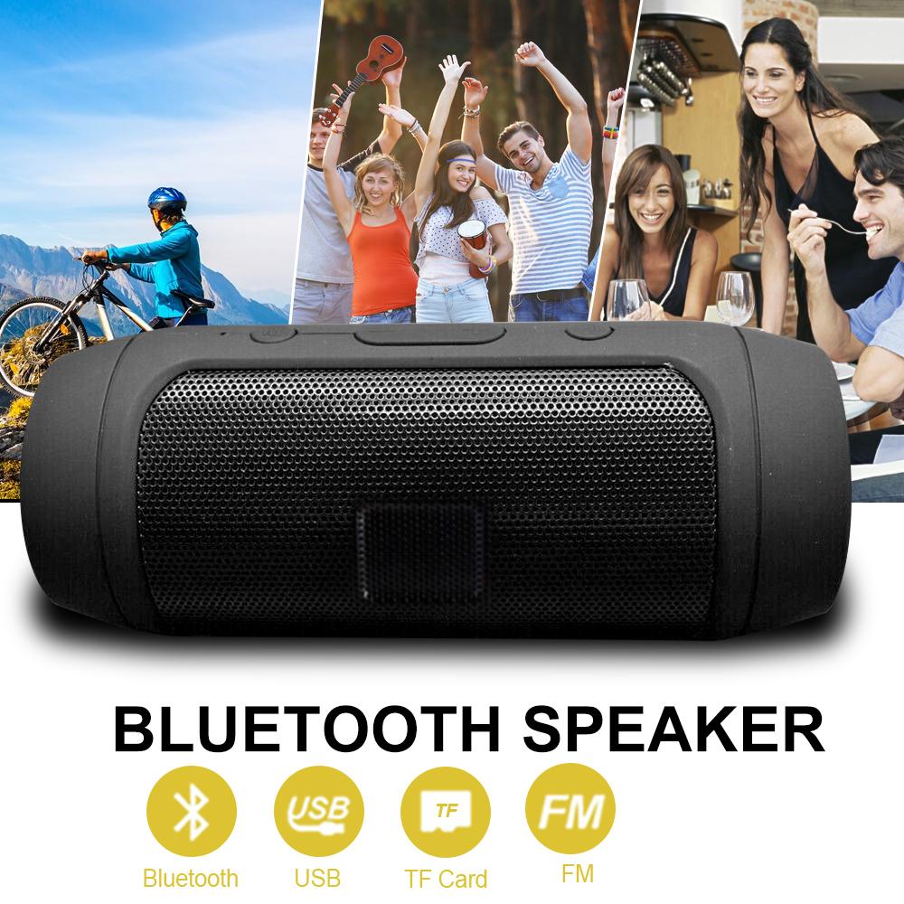 Loa di động chống nước mini bluetooth âm nhạc bass loa subwofer ngoài trời loa không dây thanh âm thanh fm fm radio tf card