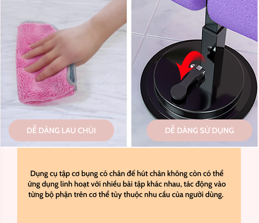 Dụng Cụ Tập Bụng Tại Nhà Đế Hút Chân Không Hiệu Quả Cao Giúp Eo Thon, Dáng Gọn, Nâng Cơ, Giảm Mỡ Chính Hãng miDoctor  Unisex