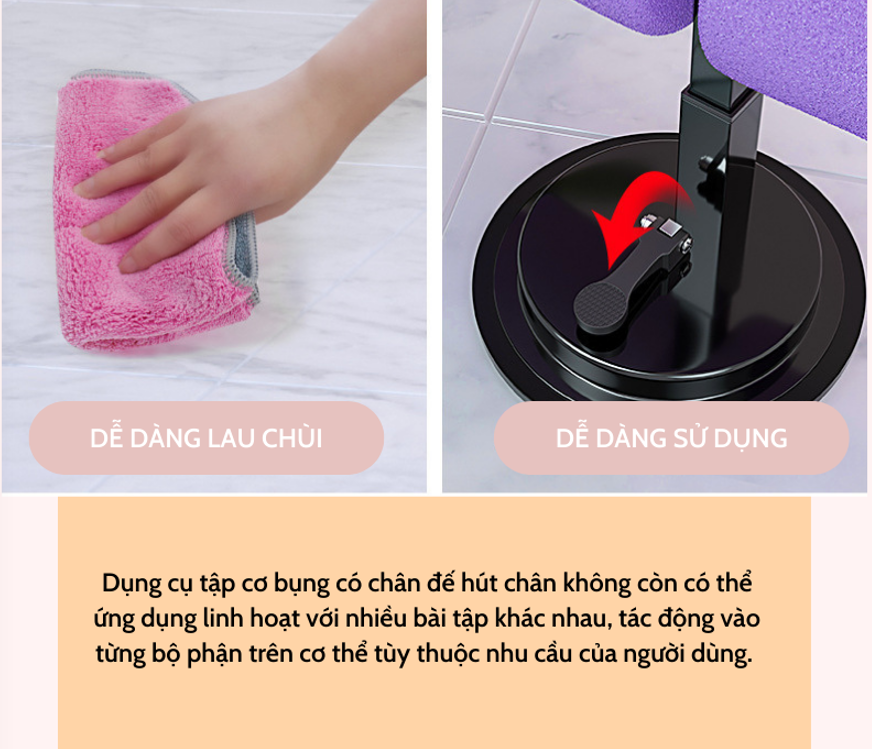 Dụng Cụ Tập Bụng Tại Nhà Đế Hút Chân Không Hiệu Quả Cao Giúp Eo Thon, Dáng Gọn, Nâng Cơ, Giảm Mỡ Chính Hãng miDoctor (giao màu ngẫu nhiên) Unisex