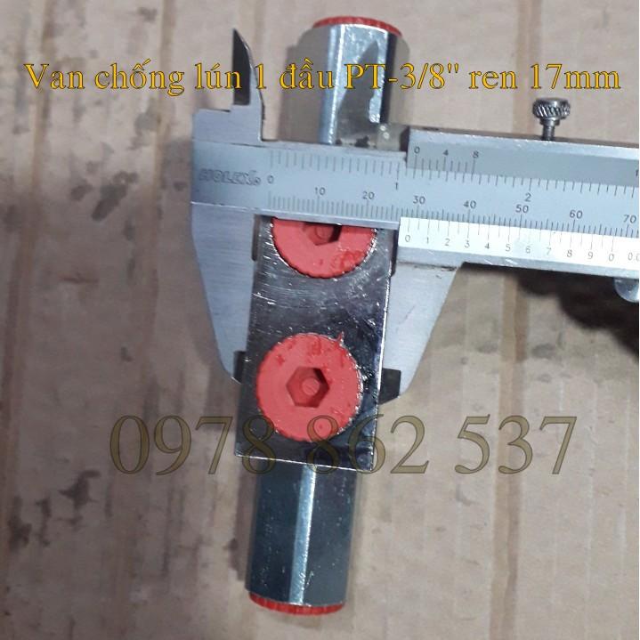 Van chống lún thuỷ lực 1 đầu - ren 17mm