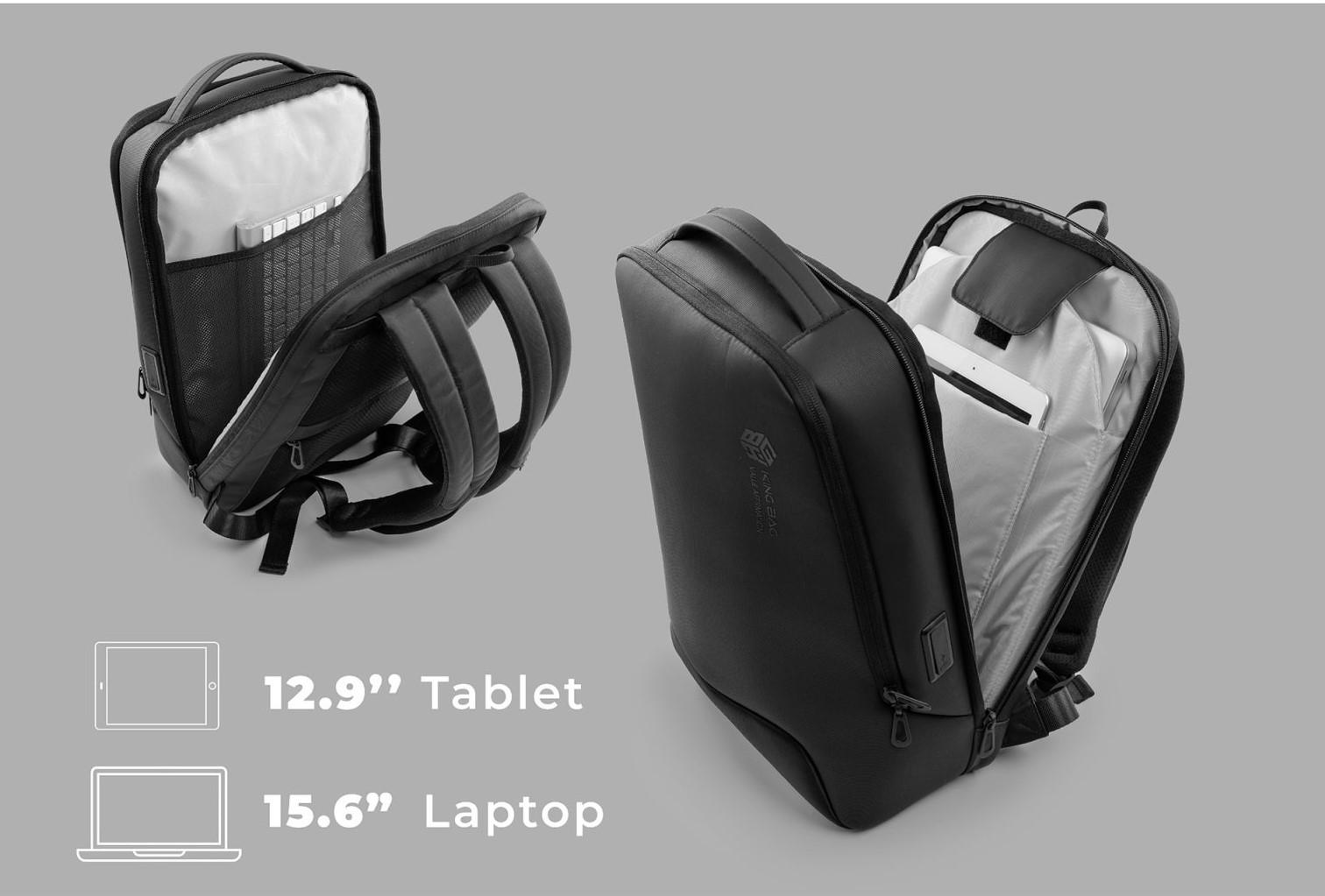 Balo Laptop 15.6 Inch KINGBAG APOLLO Cao Cấp, Bền Bỉ - Hàng Chính Hãng