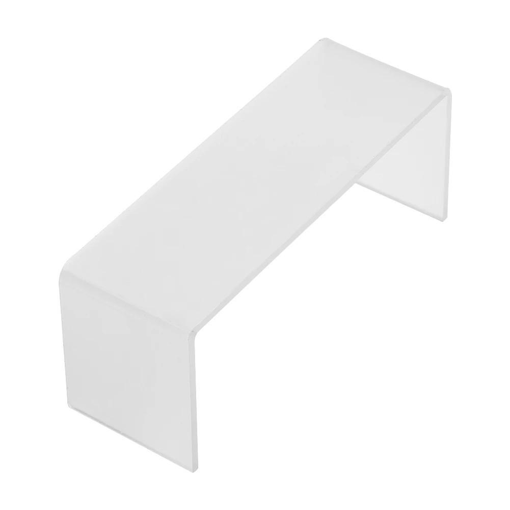 Acrylic (Trong suốt) Kệ Mica Chữ U Trưng Bày Sản Phẩm, Kệ Để Giày, Kệ Để Mô Hình đồ chơi , Acrylic . - dày 3mm