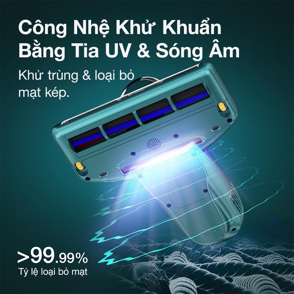 Máy Hút Bụi Giường Nệm JIMMY BX6 Lực Hút 15KPa Công Suất 600W Với 3 Chế Độ Hút Cùng Cảm Biến Bụi Kết Hợp Tia UV Sóng Âm Diệt Bọ Ve Hút Sạch Toàn Bộ Bụi Tóc Lông Thú Cưng - Hàng Chính Hãng - Bảo Hành 12 Tháng