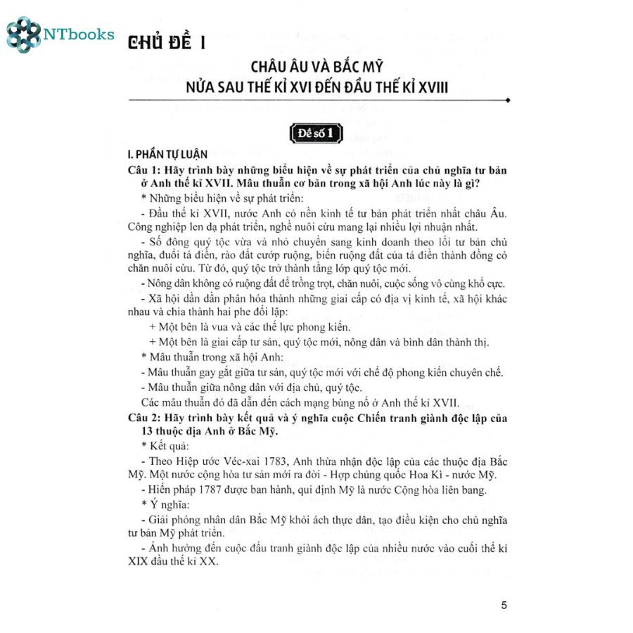 Sách Đề Kiểm Tra, Đánh Giá Lịch Sử 8 Theo Chủ Đề