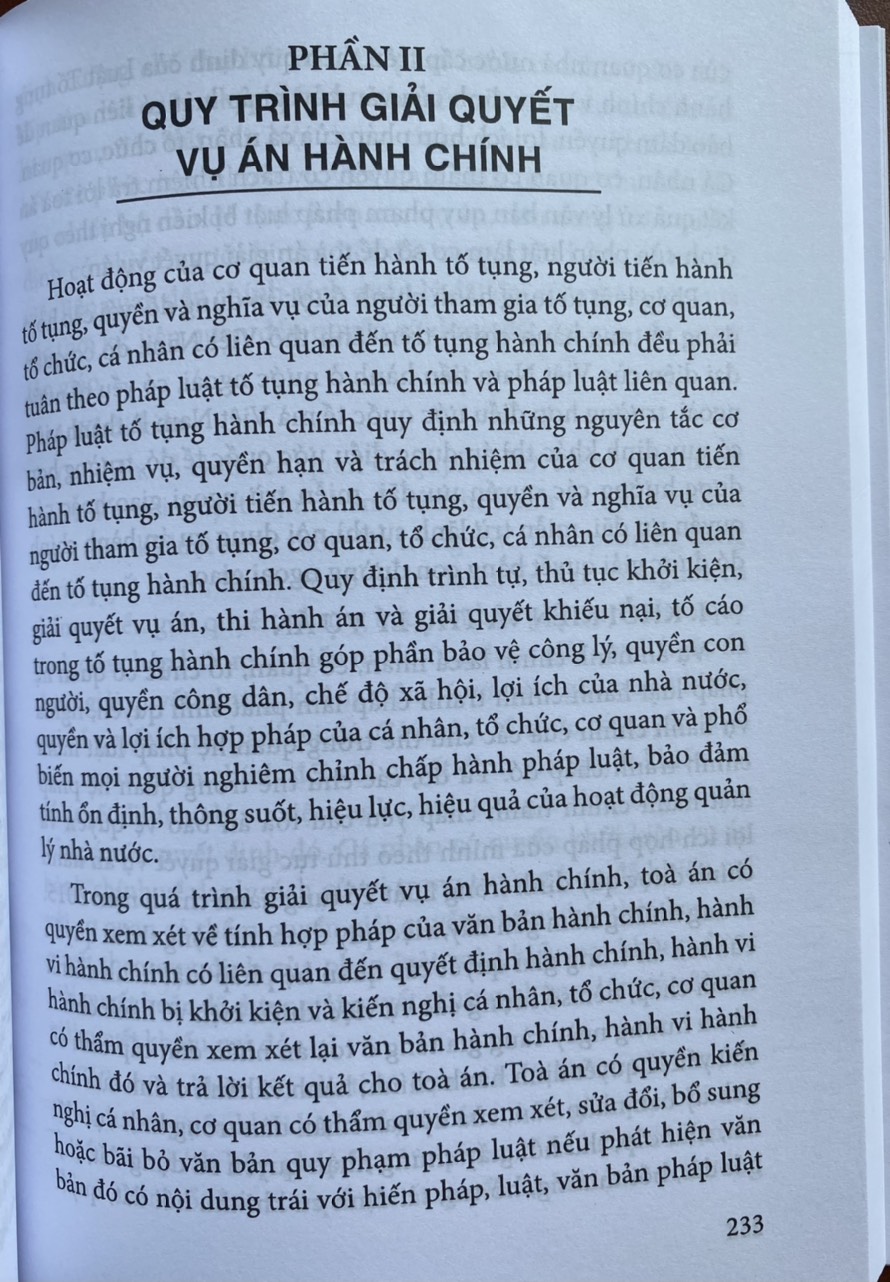 Giải Quyết Vụ Án Hành Chính