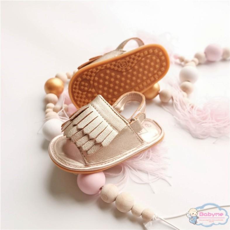 Sandal bằng da PU dễ thương cho bé gái