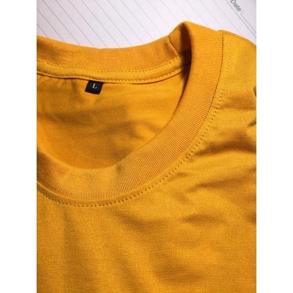 Áo Thun Trơn Nam Nữ Cổ Tròn Nhiều Màu