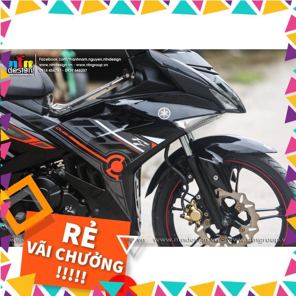 Tem Rời Exciter 150 Mẫu LC 150 Xám Cam Đen