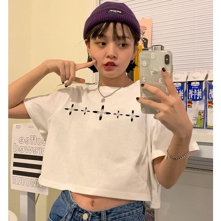 Áo croptop nữ kiểu chất vải cotton MC006 Miucho in basic