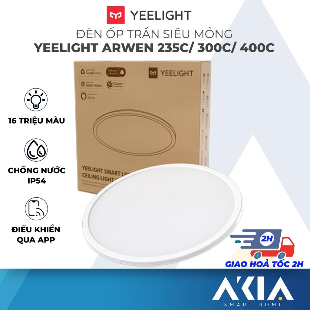 Đèn ốp trần siêu mỏng Yeelight Arwen 235C/ 300C/ 400C, 16 triệu màu, chống bụi, hơi nước chuẩn IP54, tương thích Homekit