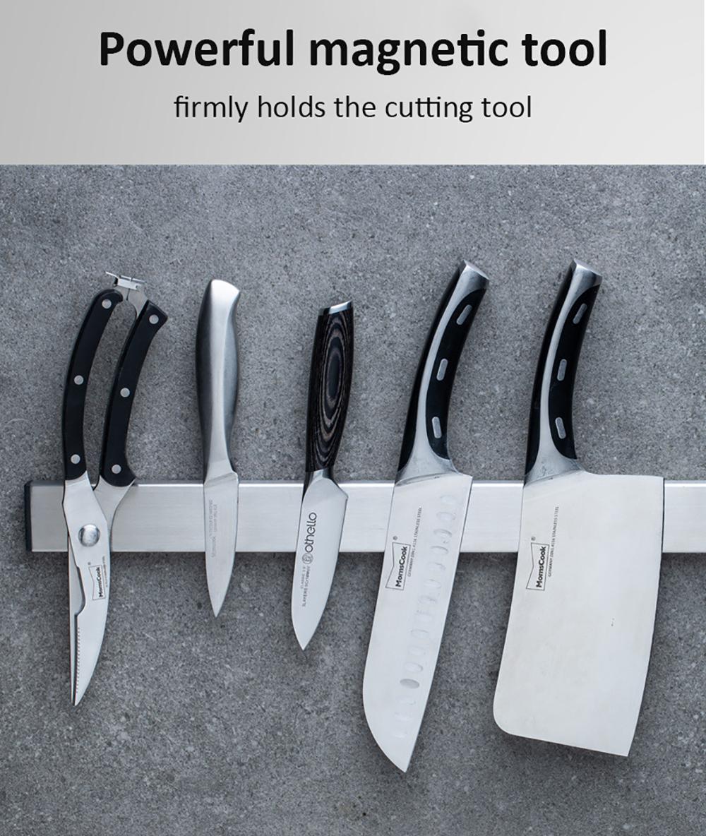 Giá đỡ dao bằng thép không gỉ, có nam châm hút siêu tiện lợi