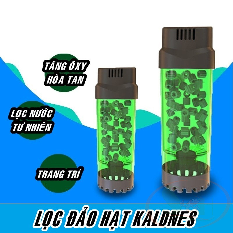 Lò đảo kaldnes Qanvee LH 300, 600 lọc tạo vi sinh bể cá tép