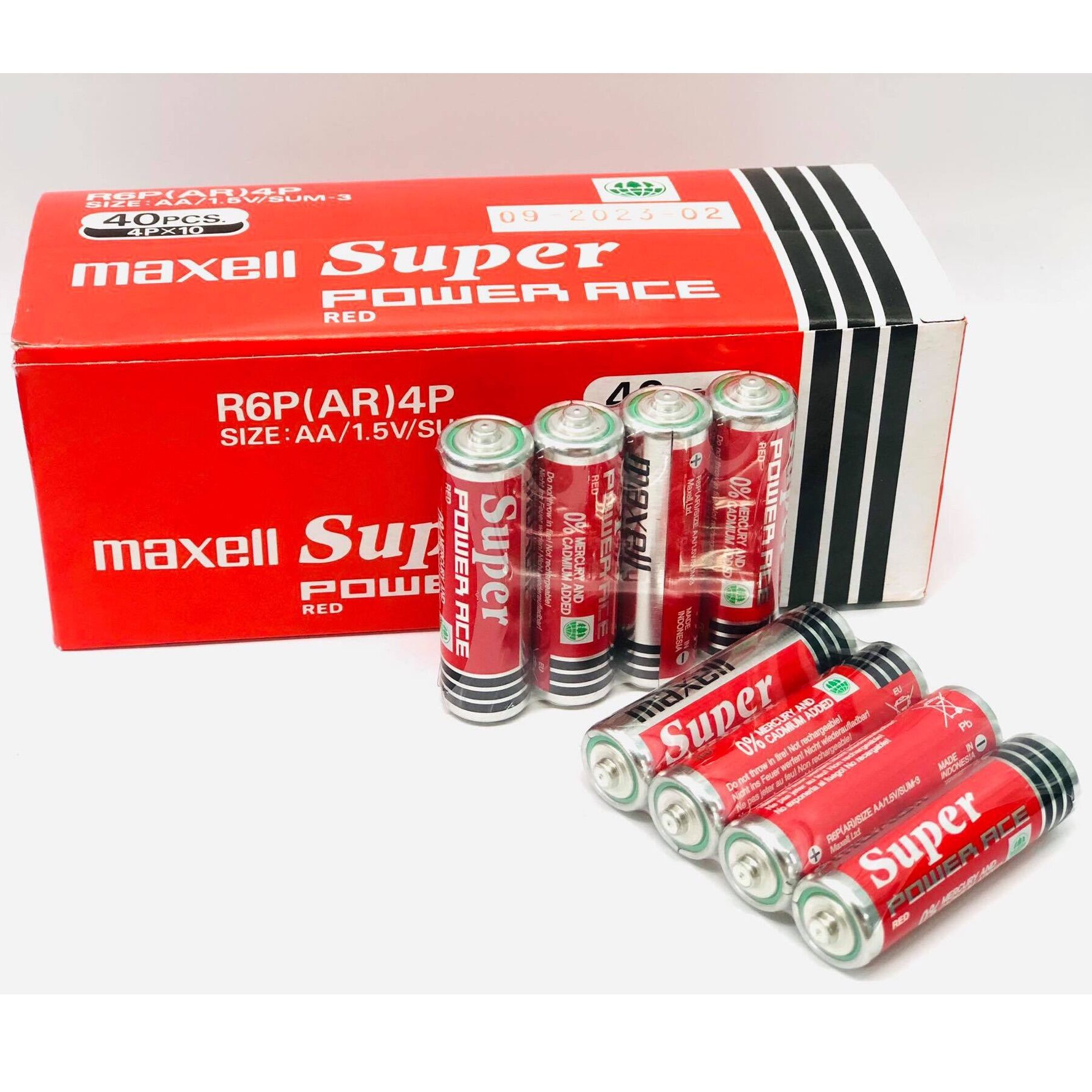 HỘP PIN MAXELL 40 VIÊN PIN AA - HÀNG CHÍNH HÃNG