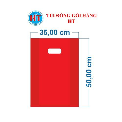 Túi nilon HD đỏ đựng quà, túi đựng hàng, túi gói hàng loại dai, bền, đẹp, đủ mọi kích thước, số lượng 1kg