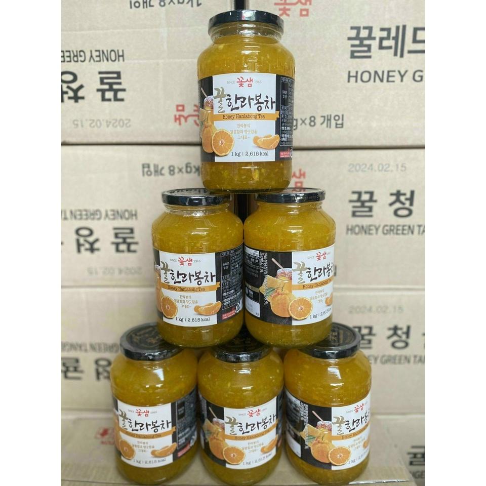 Mật Ong Chanh Gừng hũ 1kg Honey Citron Tea- thương hiệu KKOH SHAEM từ 1965 loại đặc biệt