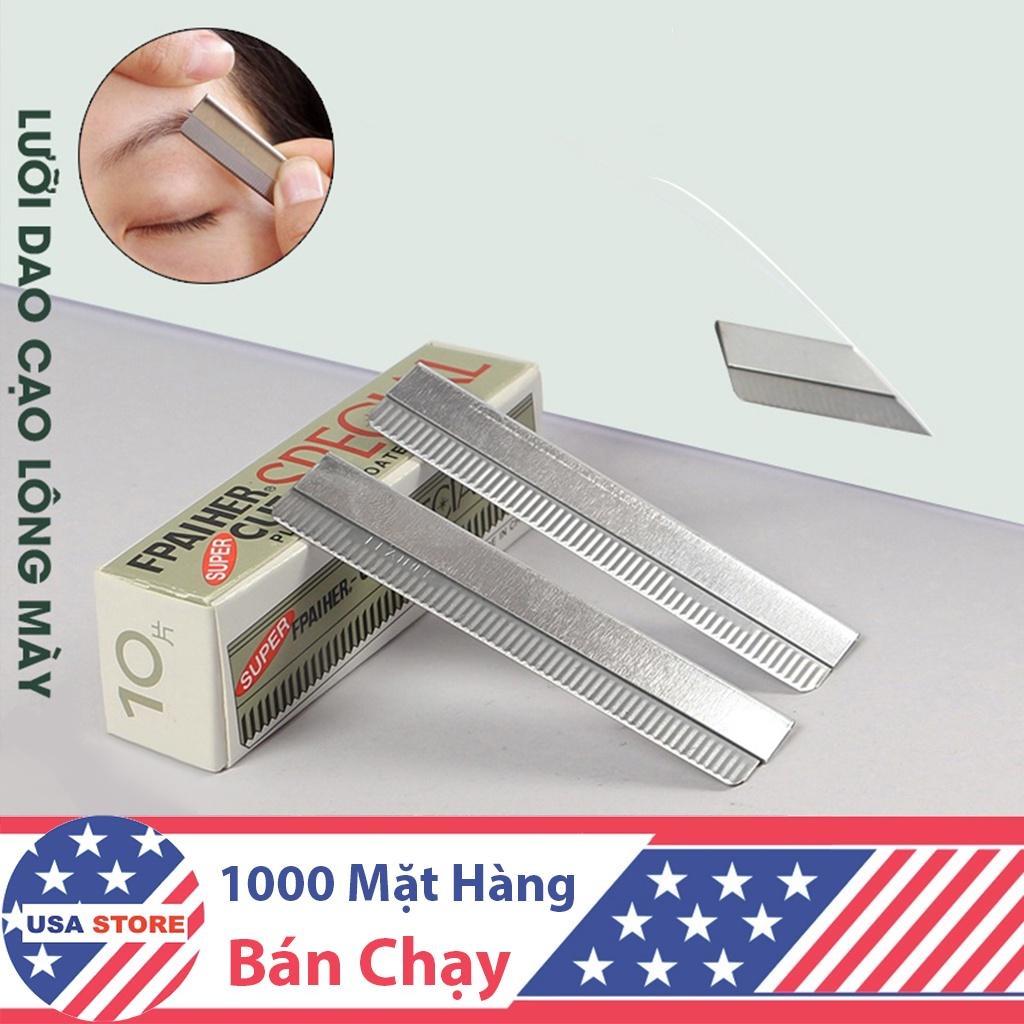 Combo 100 Lưỡi Dao Bạc G5 Cạo Tỉa Lông Mày Thép - Cạo Lông Mặt - Lông Nách