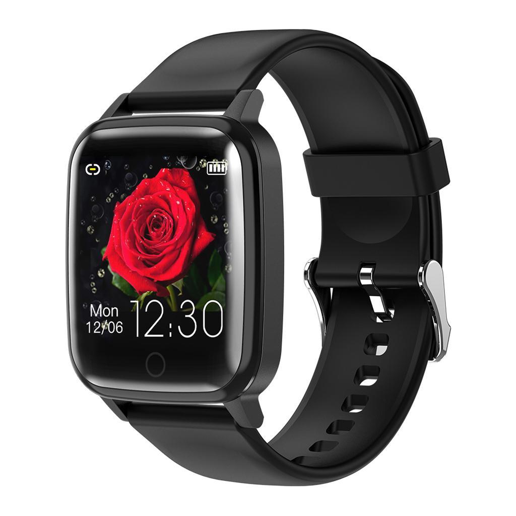 Smart Watch Heart Rate Oxygen Blood Pressure Sport Fitness Tracker Black