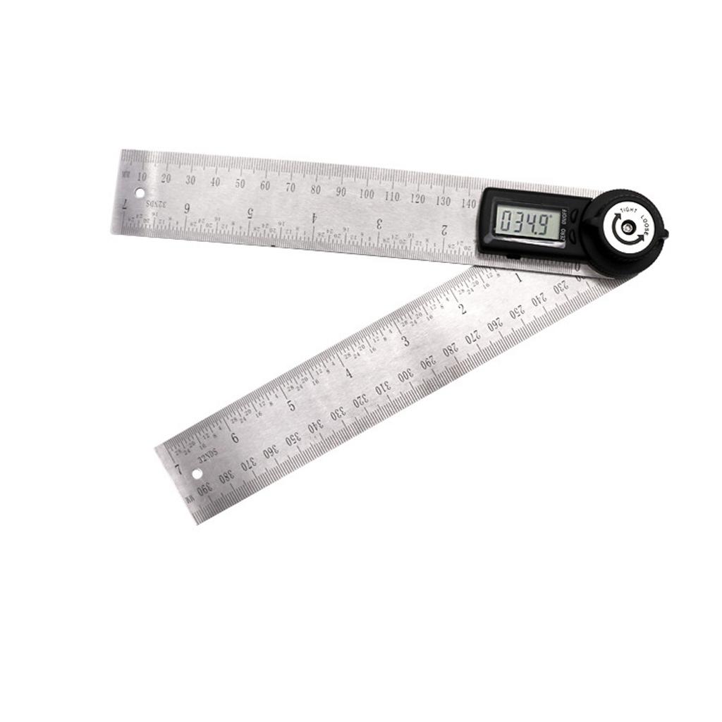 200mm Digital Electronic Angle Finder Goniometer Measuring Tool Gauge Ruler