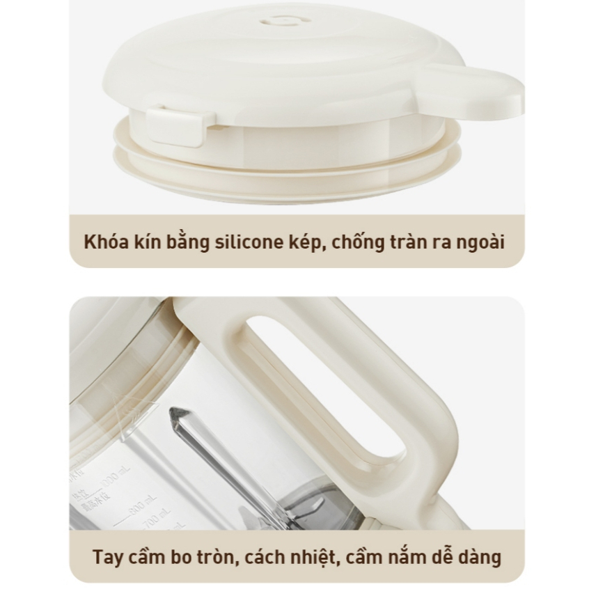 Máy làm sữa hạt Joyoung JSM-135 - Dung tích 1.2L, Công suất 400W, chữ tiếng Việt - Hàng chính hãng