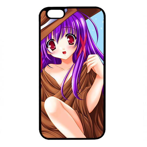 Ốp lưng dành cho điện thoại Iphone 6 Plus Anime Cô Gái Tóc Tím