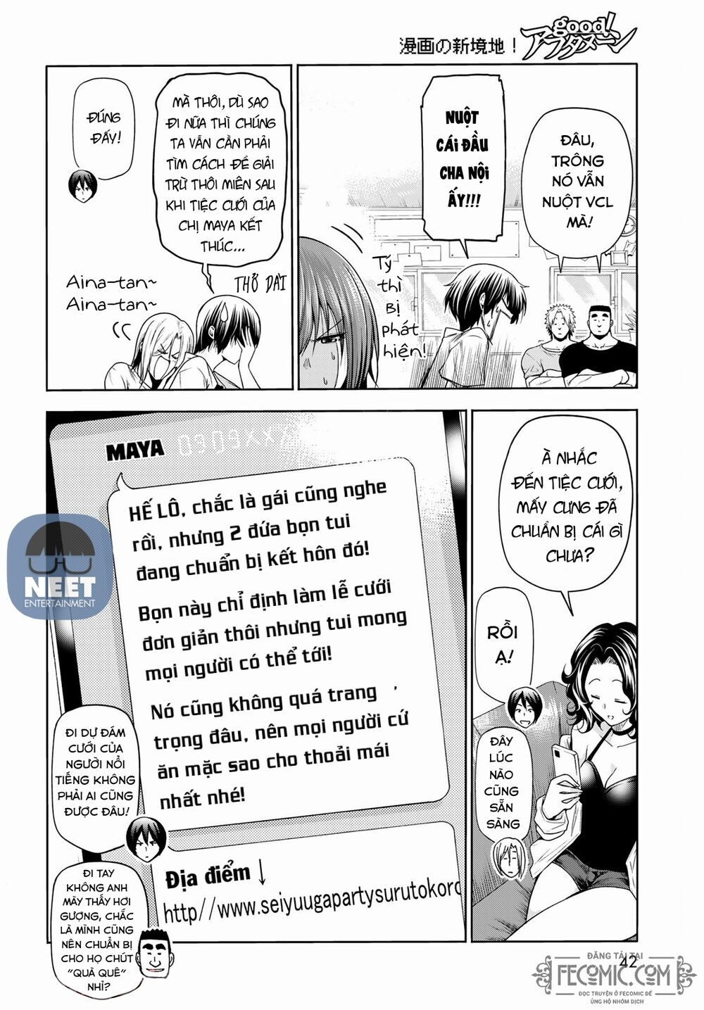 cô gái thích lặn - grand blue chapter 75 8