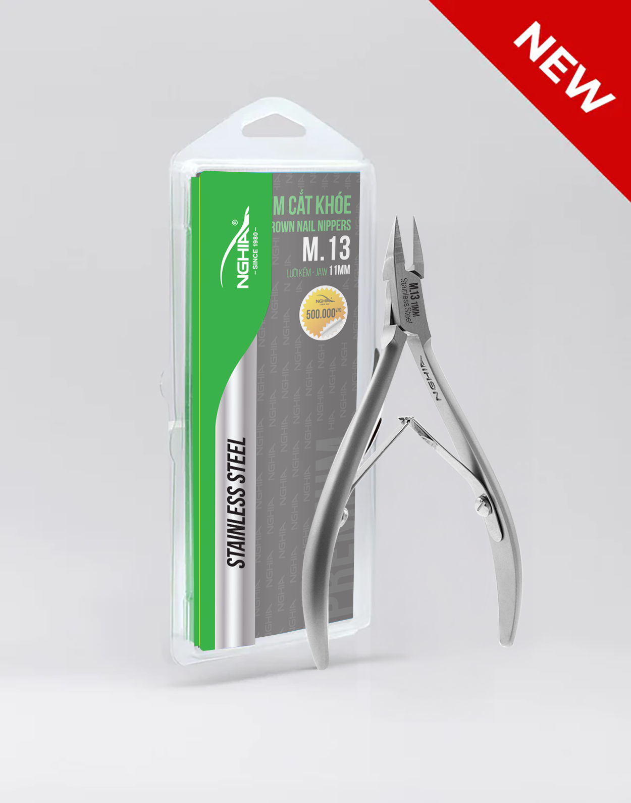Kềm cắt khóe Kềm Nghĩa thép không gỉ M.13