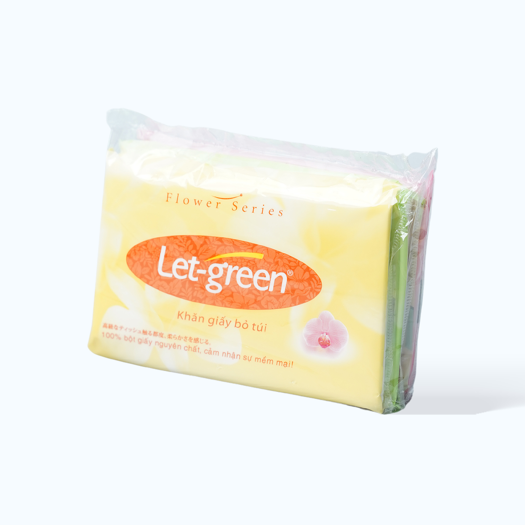 Khăn giấy LET GREEN bỏ túi (3 gói/túi x 10 tờ)