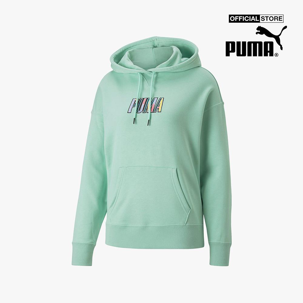 PUMA - Áo hoodie nữ tay dài SWxP Graphic 535738