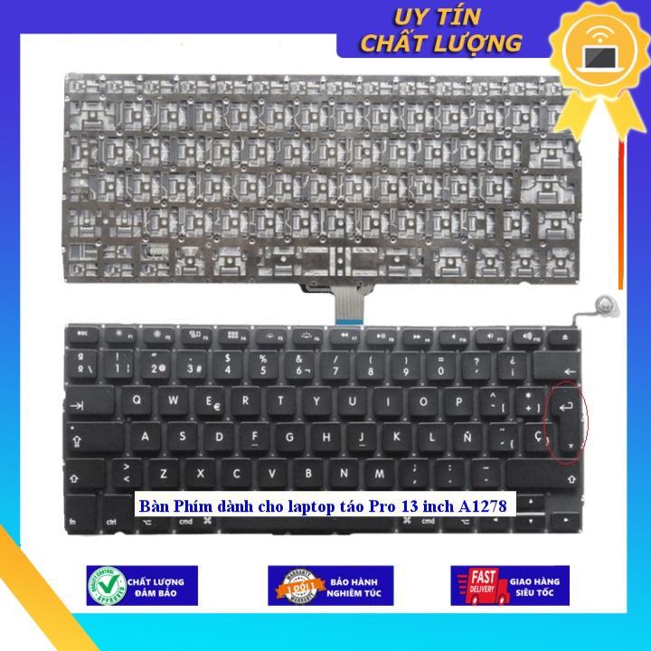 Bàn Phím dùng cho laptop táo Pro 13 inch A1278 - CHUẨN CHÂU ÂU (UK) - Hàng Nhập Khẩu New Seal