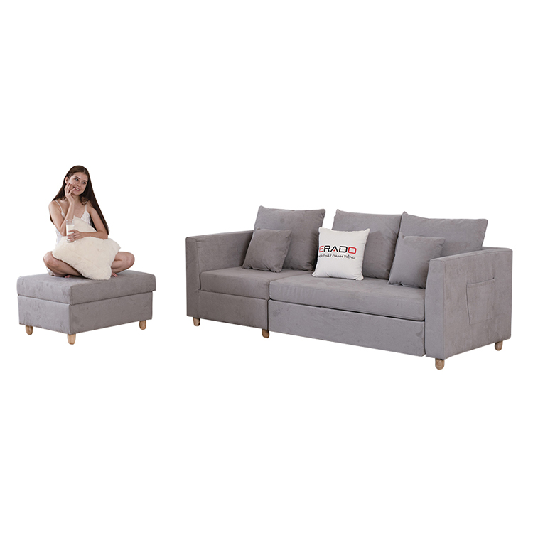 Sofa da lộn nhập khẩu mã 3102-HPR9