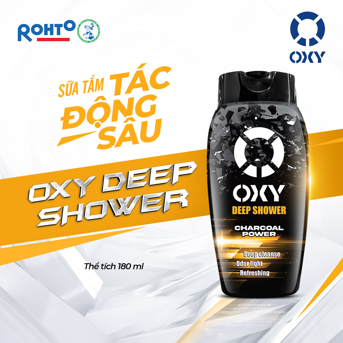 Sữa tắm tác động sâu cho nam giới Oxy Deep Shower