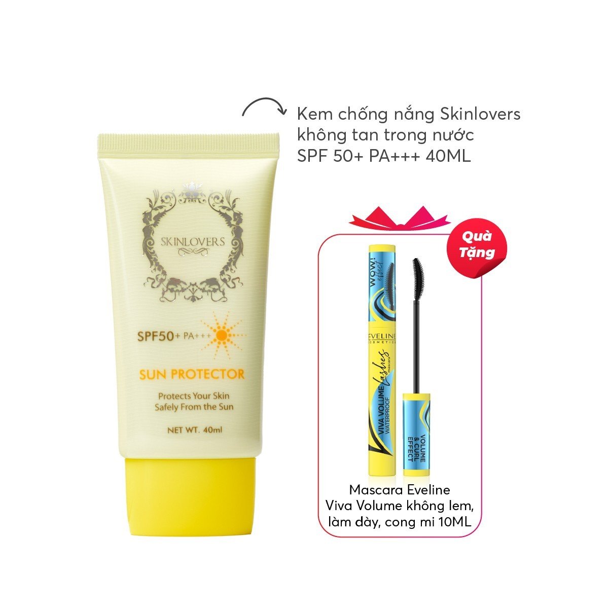 Kem Chống Nắng Không Tan Trong Nước SPF50 Skinlovers - SKLV0150
