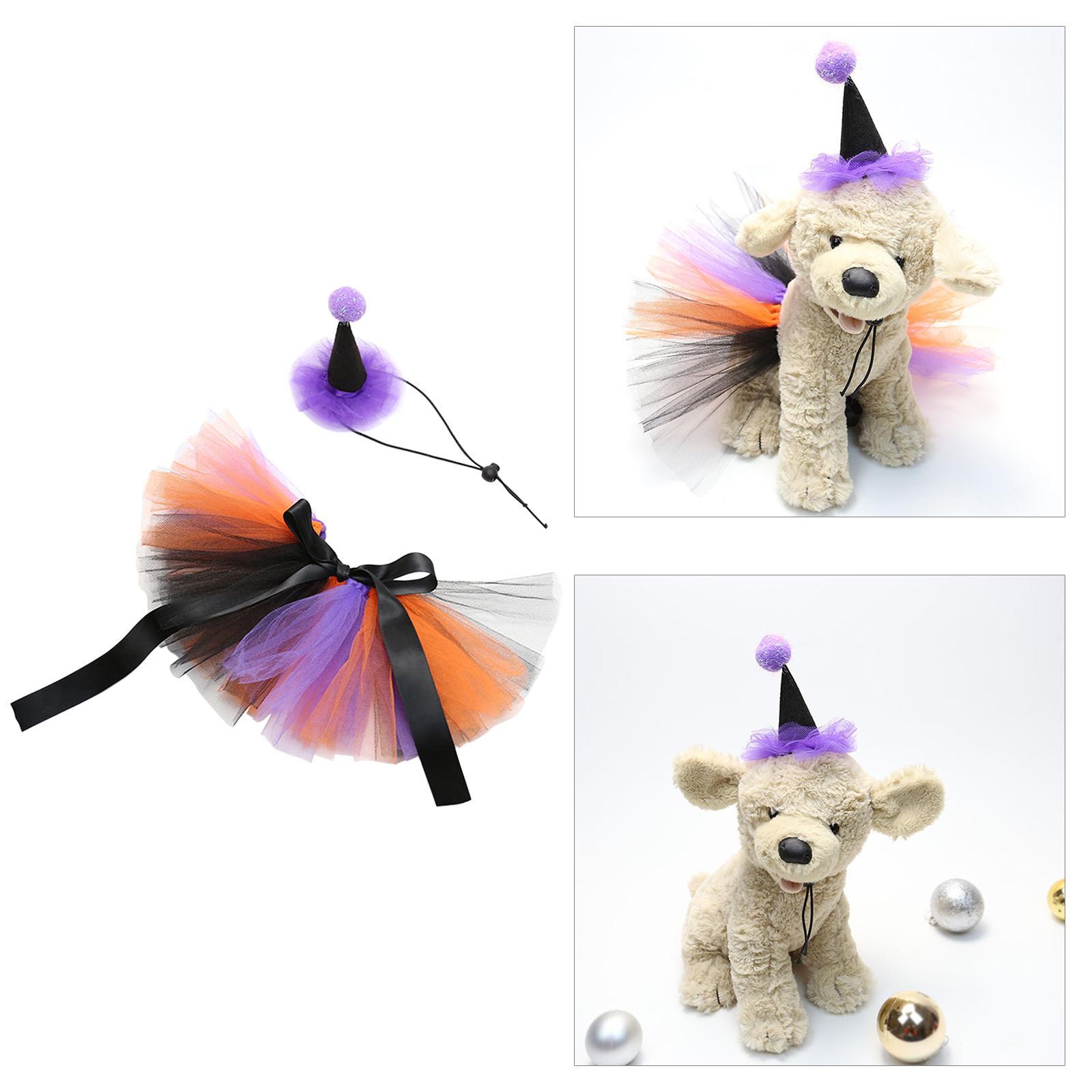 Cute Dog Dress Pet Costume Puppy Clothes Hat for Holiday Parties Decoration