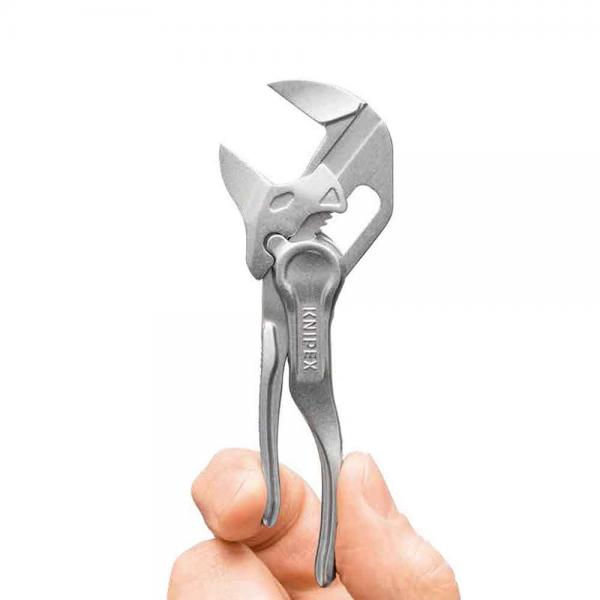 Kìm Mỏ Lết Cờ Lê Knipex 86 04 100 XS Mini Mở Đến 21mm Bản Mới 2021