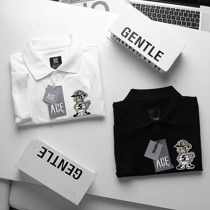 Áo polo nam , cổ dệt bo len ,áo thun nam có cổ tay ngắn thanh lịch Chó 5 - Soha Clothing