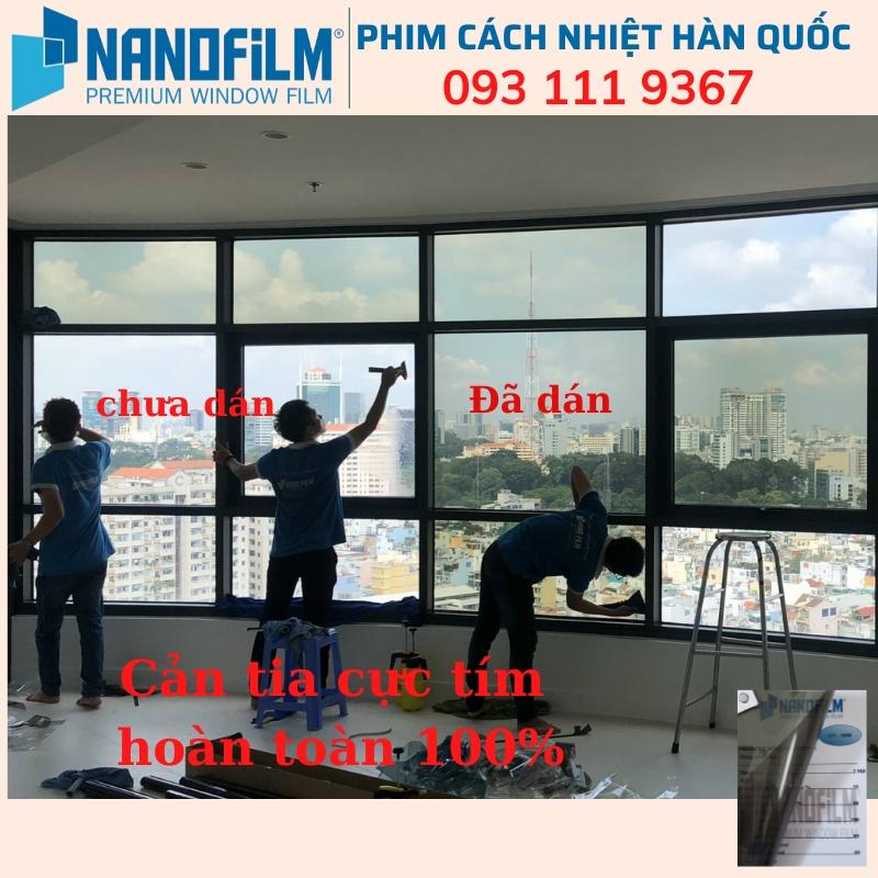 Phim cách nhiệt dán kính chống nắng cản UV 100%