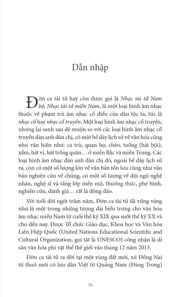 Đờn Ca Tài Tử Nam Bộ - Khảo & Luận ( Tái Bản )