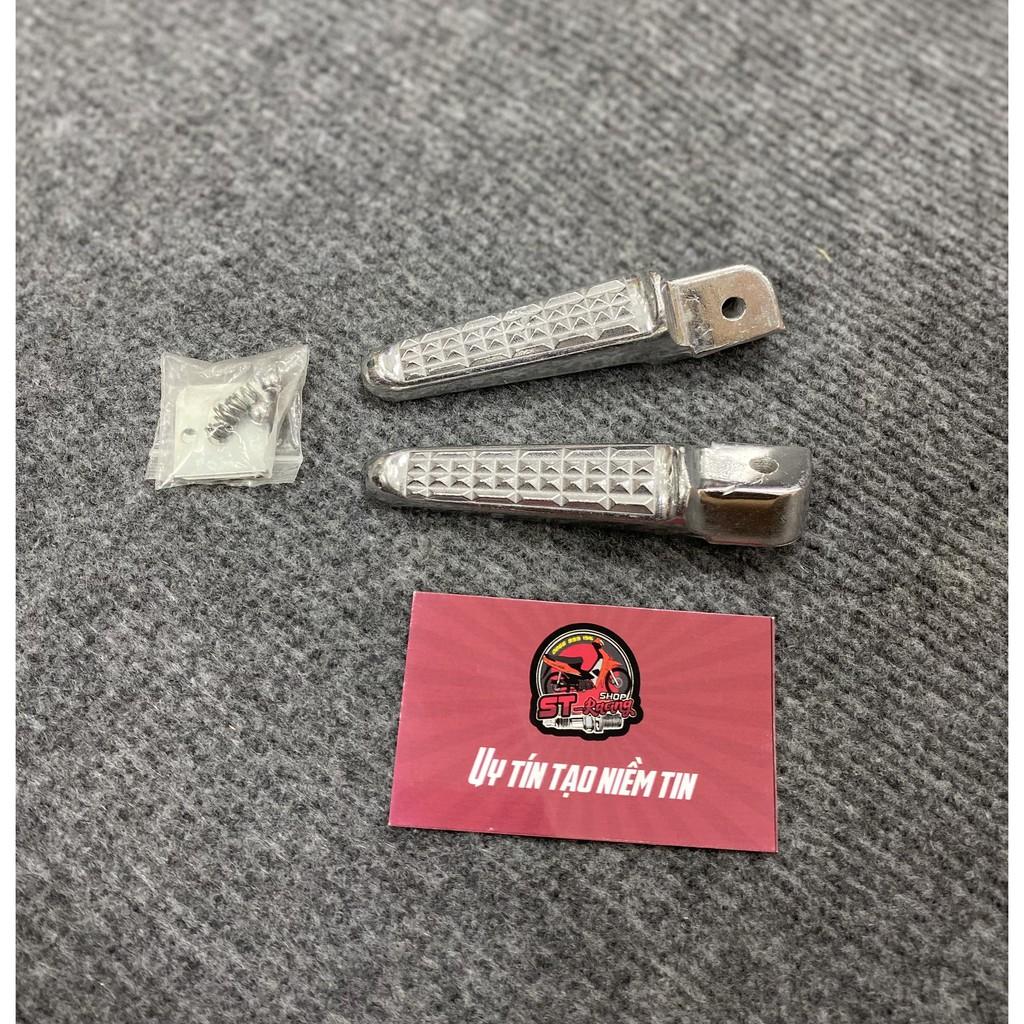 Để chân gập sau titan/inox dành cho tất cả các dòng xe Honda/Yamaha