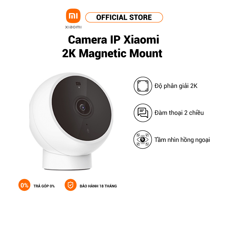 Camera IP Xiaomi 2K Magnetic Mount - Hàng chính hãng